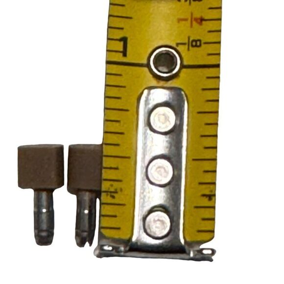 Christian Louboutin Red Velvet Drawstring Pouch Bag With Brown Studs For Jewelry - Picture 6 of 6